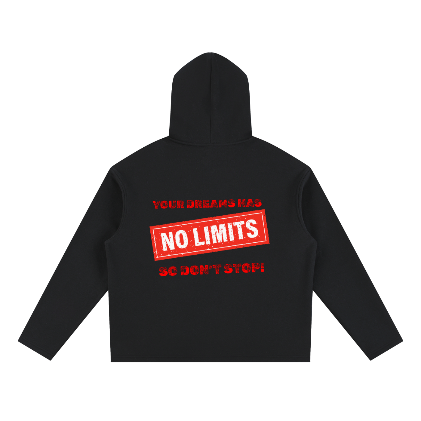 NO LIMIT Oversized Fleece Hoodie