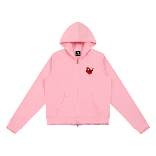 Women’s Raw Edge Full Zip Hoodie