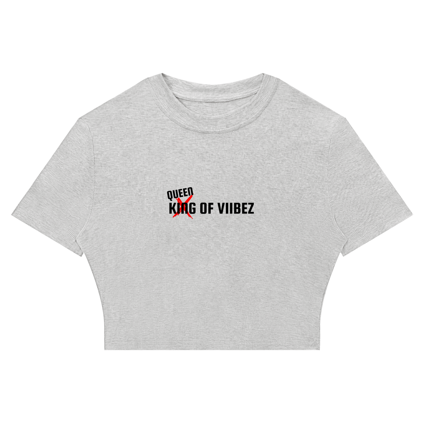 Women's Slim Ribbed Crop T-Shirt