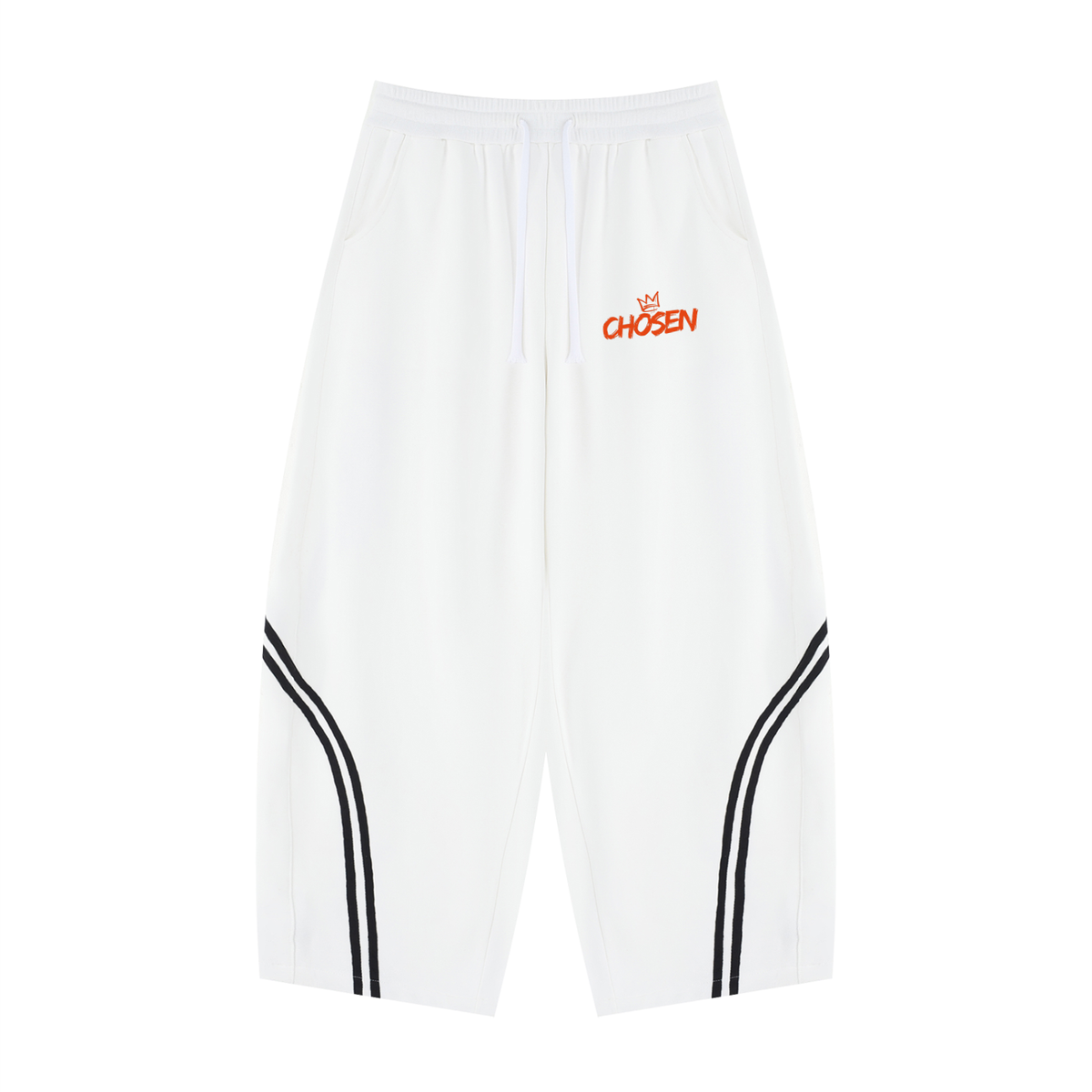 Wide Leg Piping Sweatpants