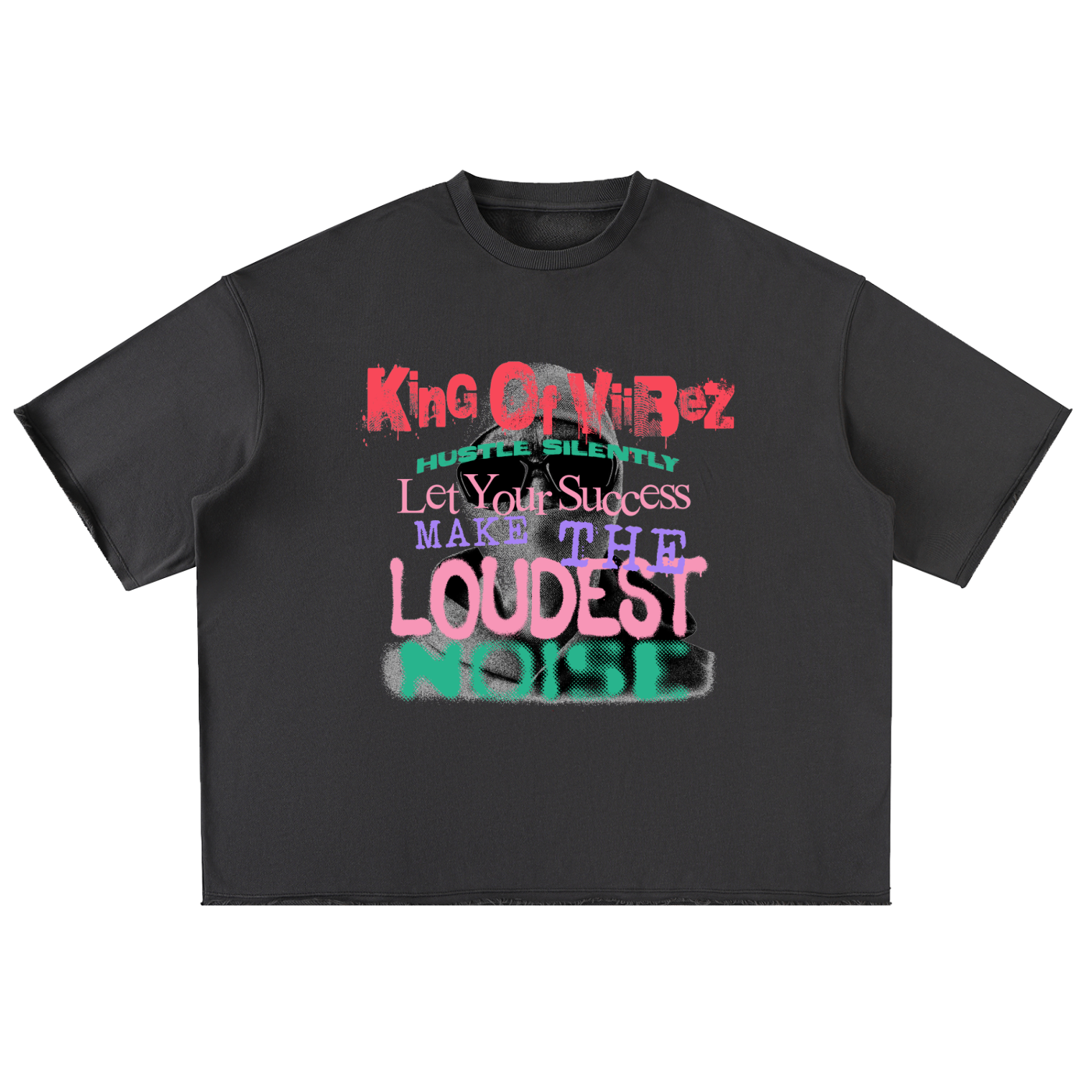 Move In Silence Washed Rolled Hem Half Sleeve T-Shirt