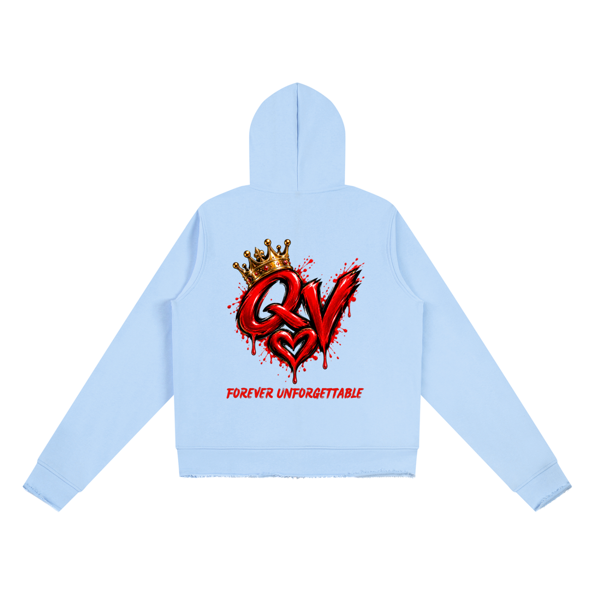 Women’s Raw Edge Full Zip Hoodie