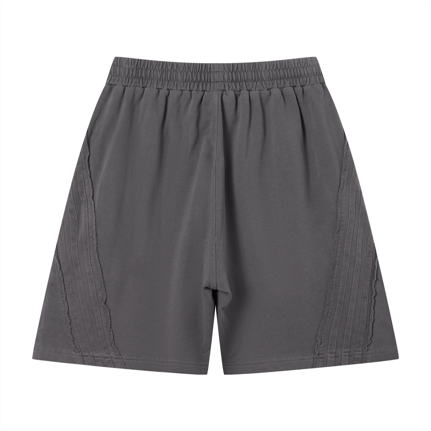 Vintage “Wear The Crown” Wash Raw Edge Shorts