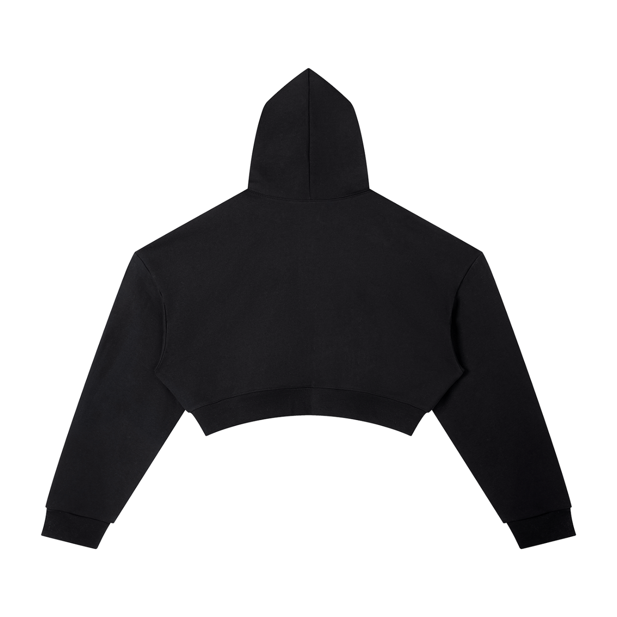 Queen Cropped Hoodie
