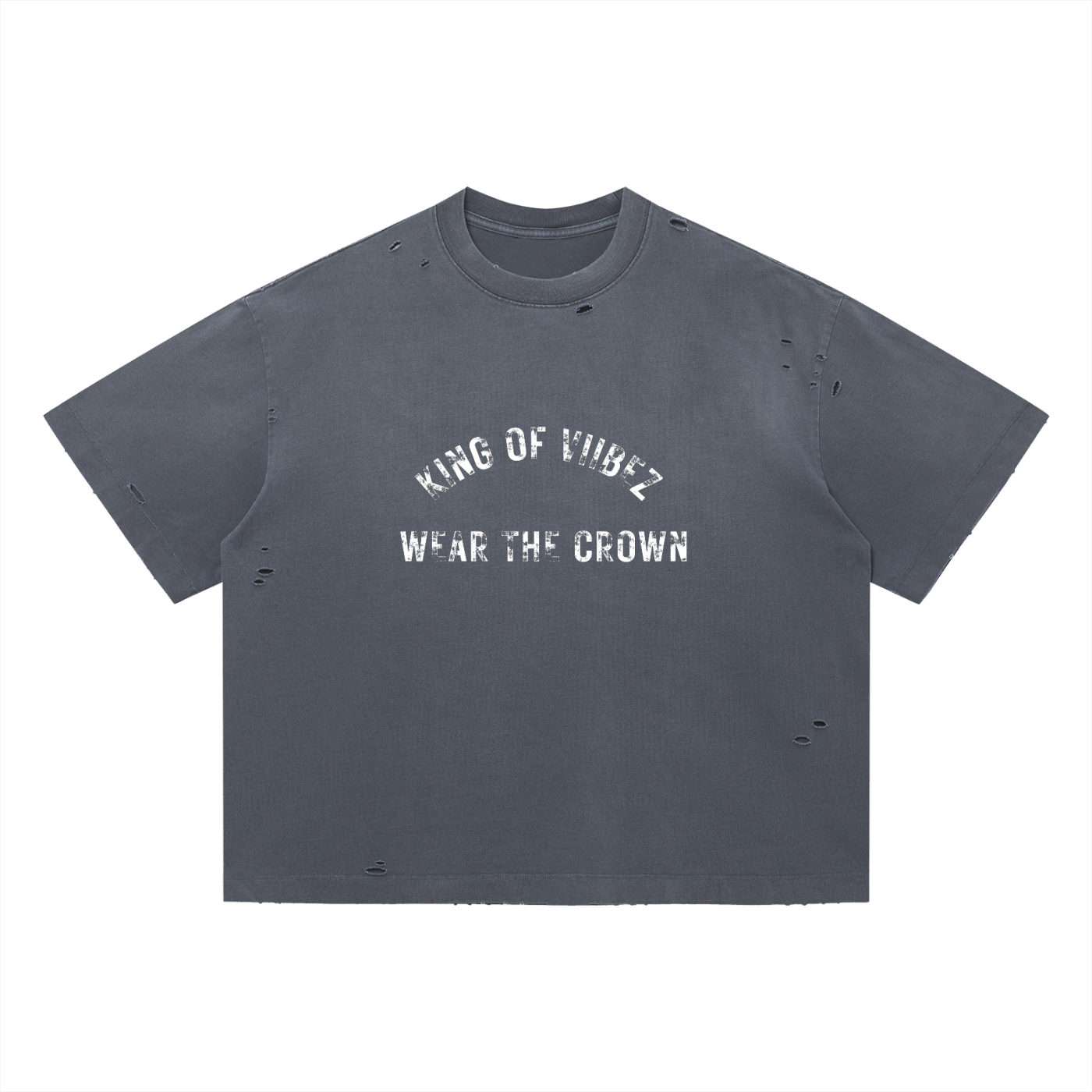 Vintage Washed Distressed Boxy Oversized T-Shirt