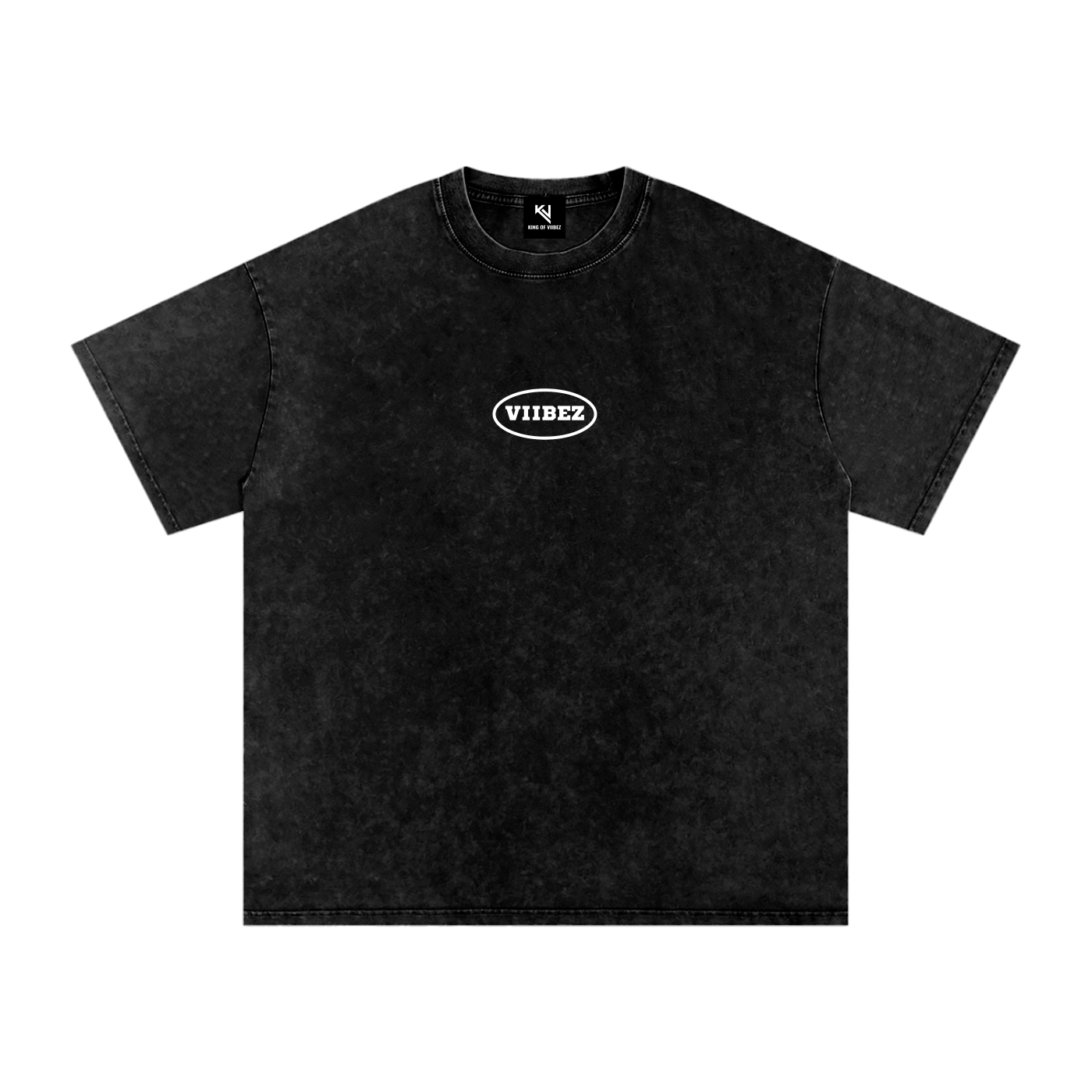 VIIBEZ Snow Washed Oversized  T-Shirt