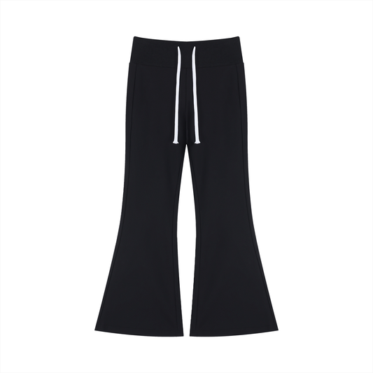 Women's Drawstring Flared Leg Pants