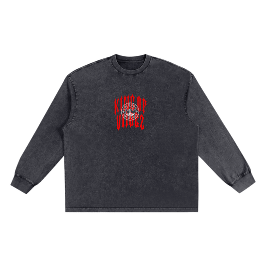 PAID IN FULL Snow Washed Frayed Edge T-Shirt