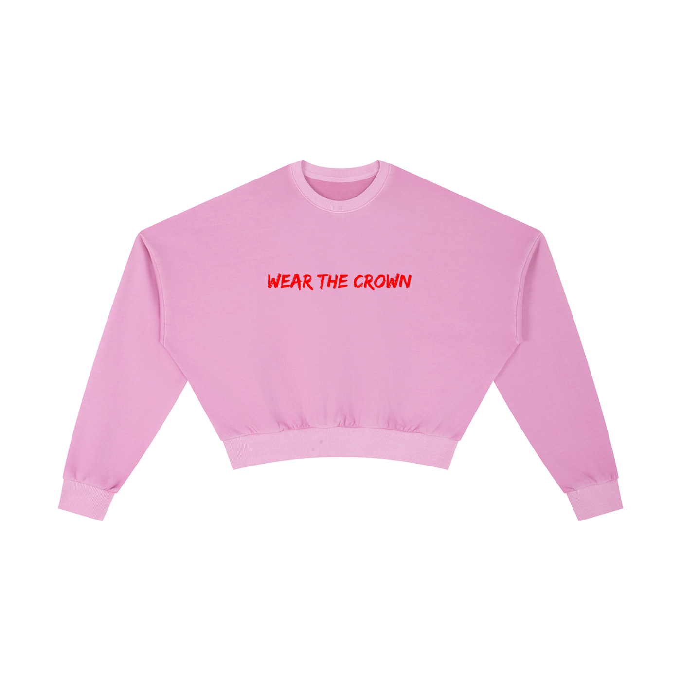 Women Vintage Washed Cropped Sweatshirt