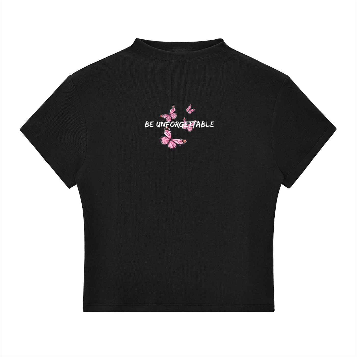 Women Slim Fit Mock Neck T-Shirt