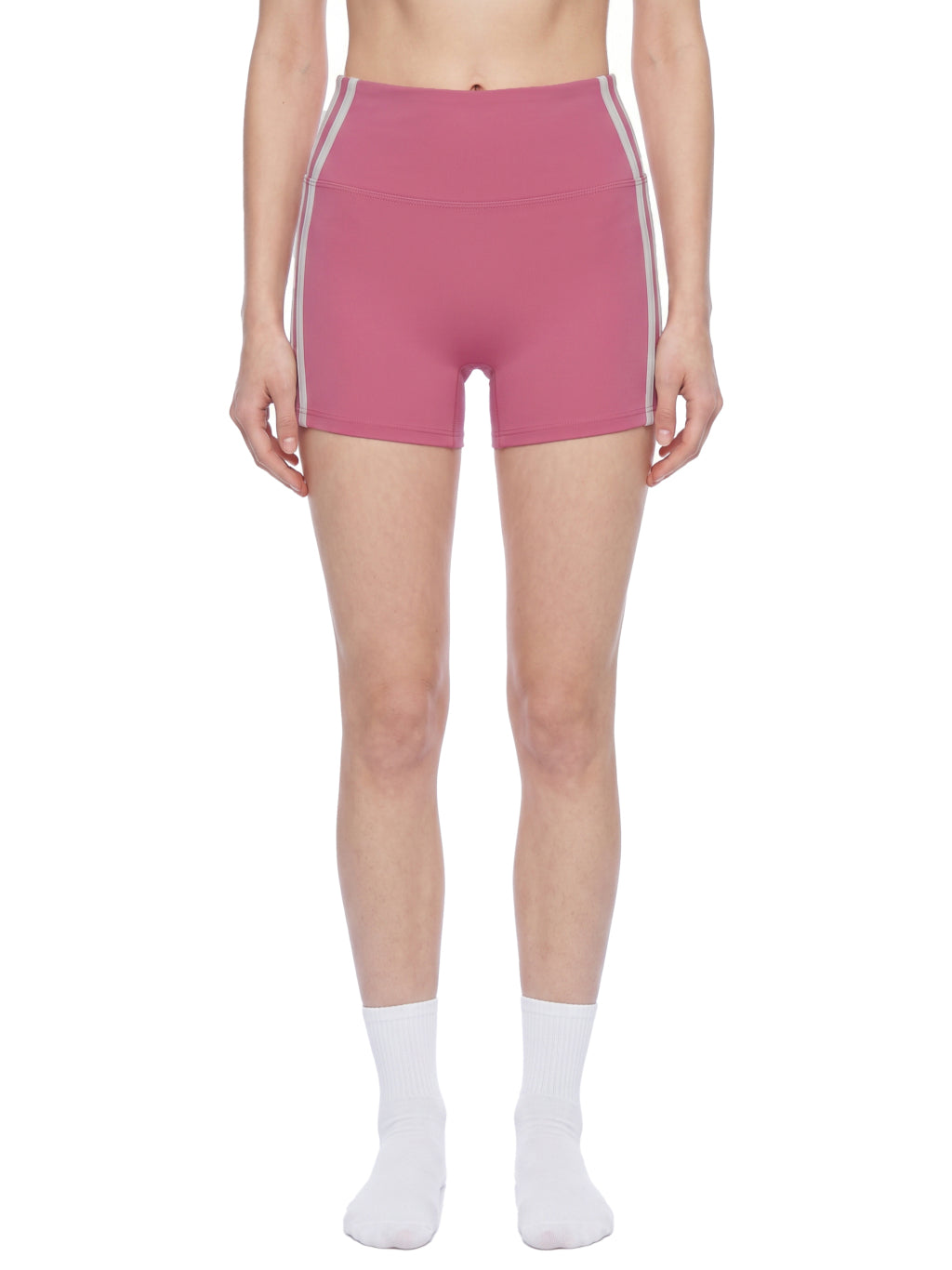 Women’s High-Waist Color Block Yoga Shorts