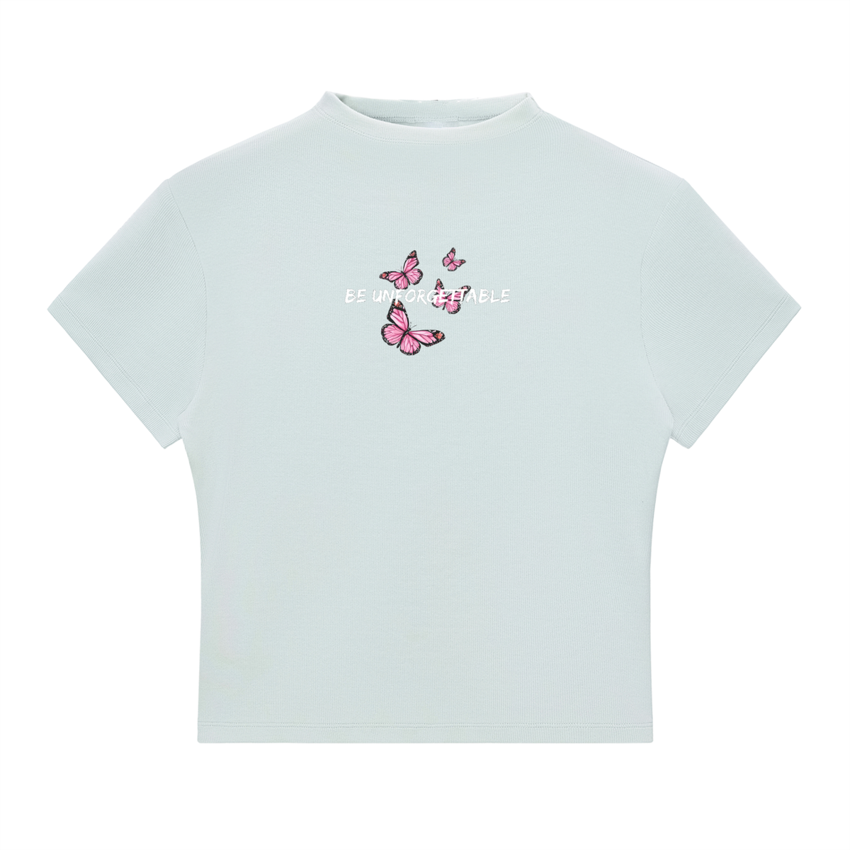 Women Slim Fit Mock Neck T-Shirt