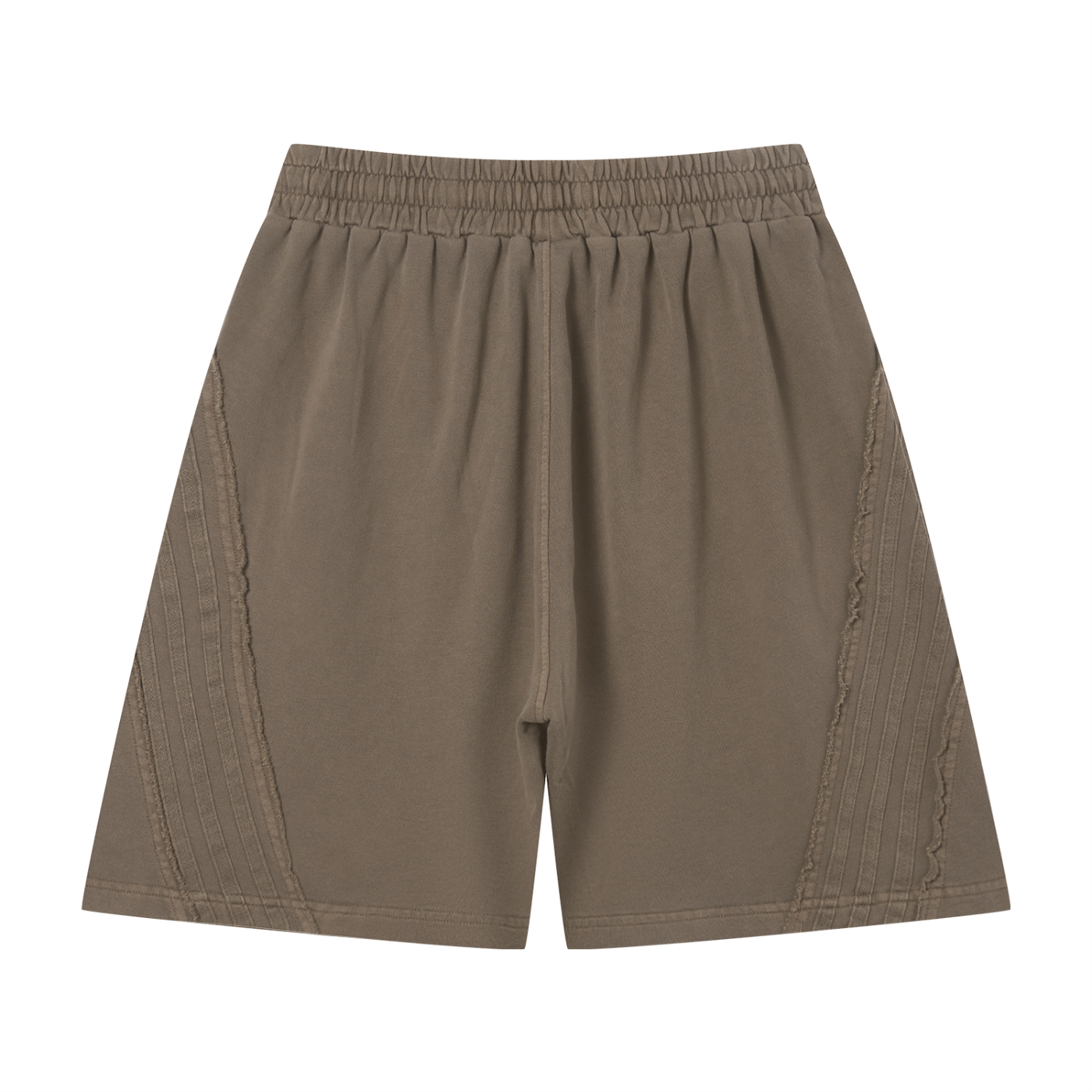 Vintage “Wear The Crown” Wash Raw Edge Shorts