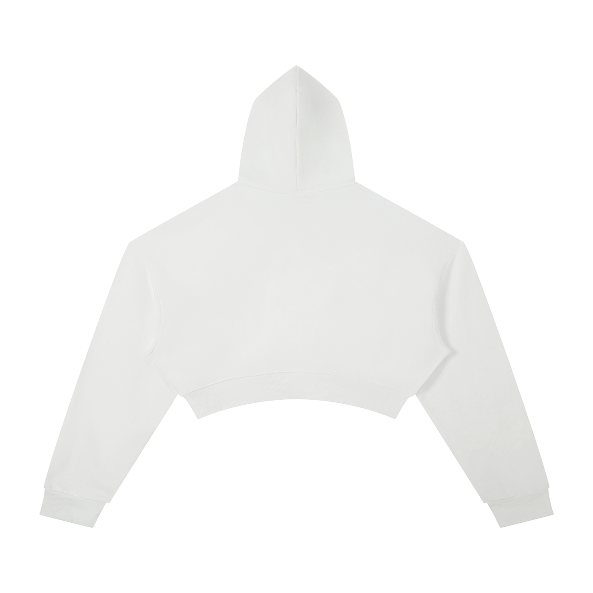 Queen Cropped Hoodie