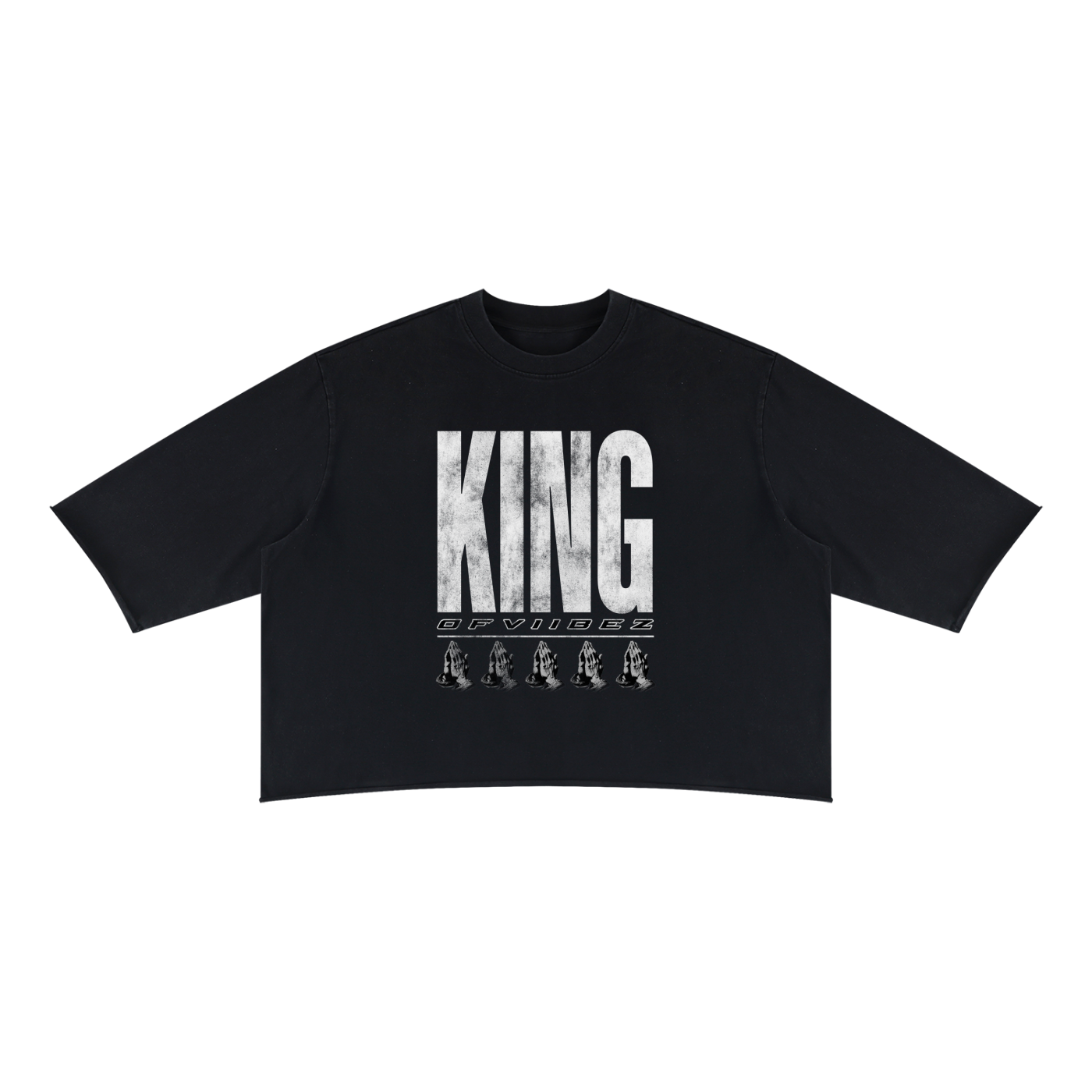 P.U.S.H Wash Raw Hem Boxy Tee