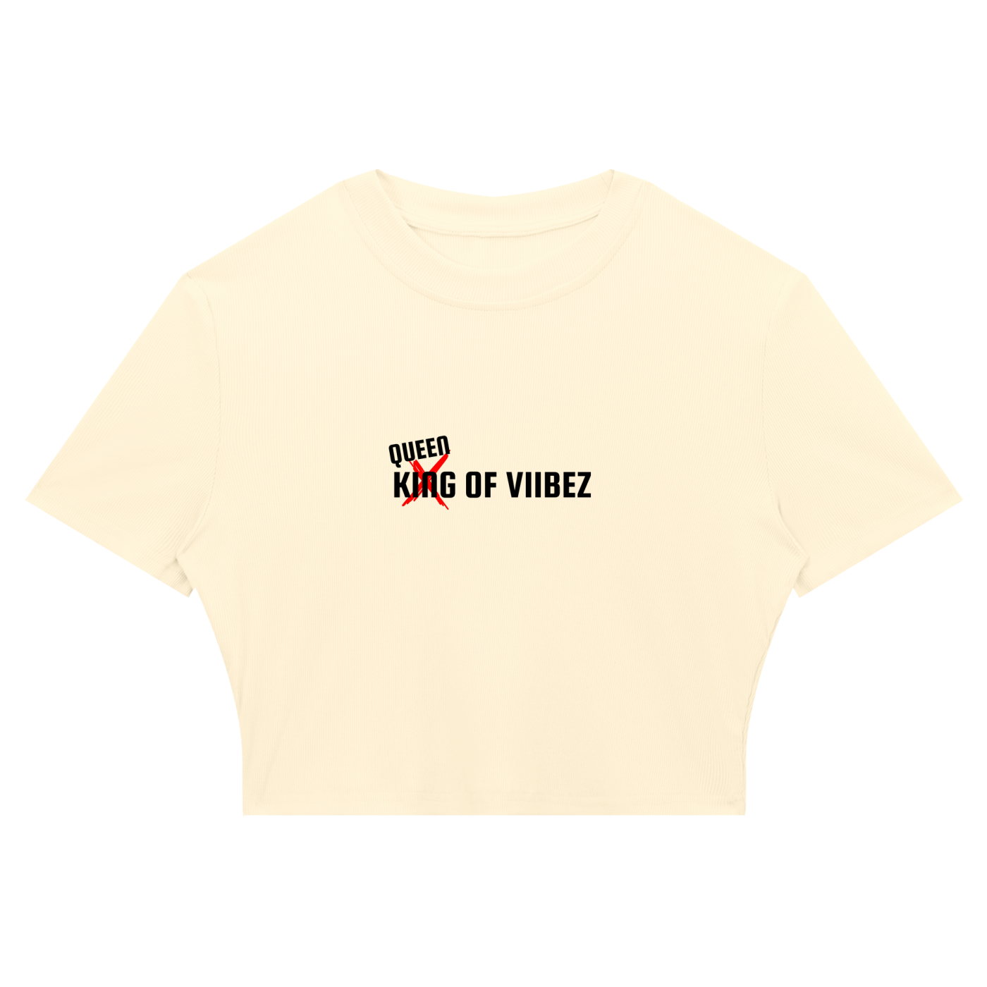 Women's Slim Ribbed Crop T-Shirt