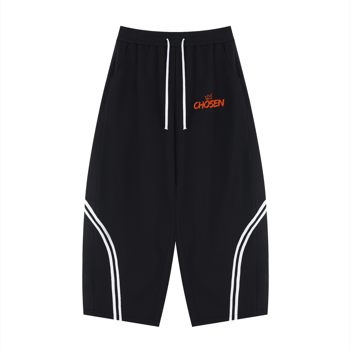 Wide Leg Piping Sweatpants