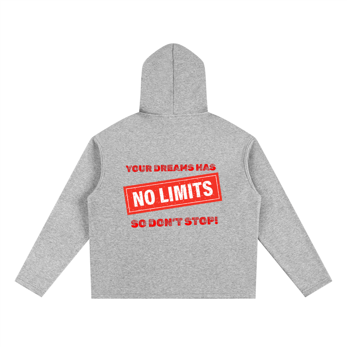NO LIMIT Oversized Fleece Hoodie