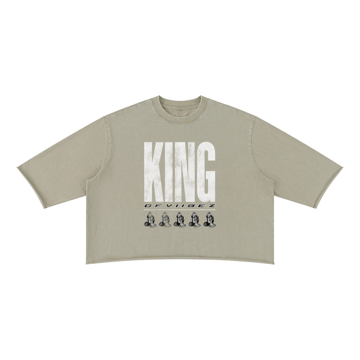 P.U.S.H Wash Raw Hem Boxy Tee