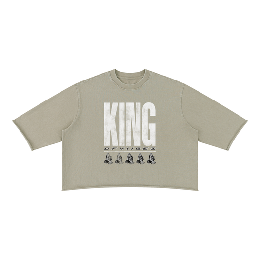 P.U.S.H Wash Raw Hem Boxy Tee