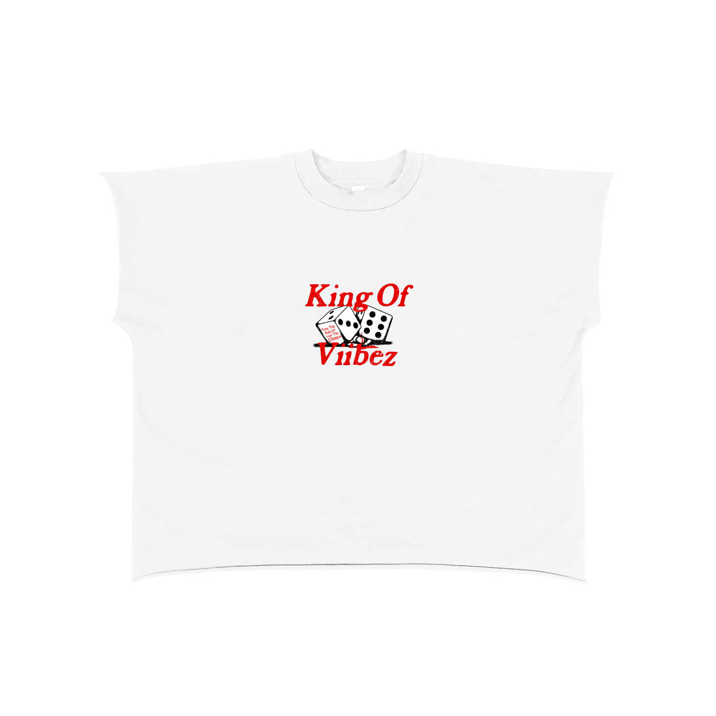 No Luck Raw Edge Boxy T-Shirt