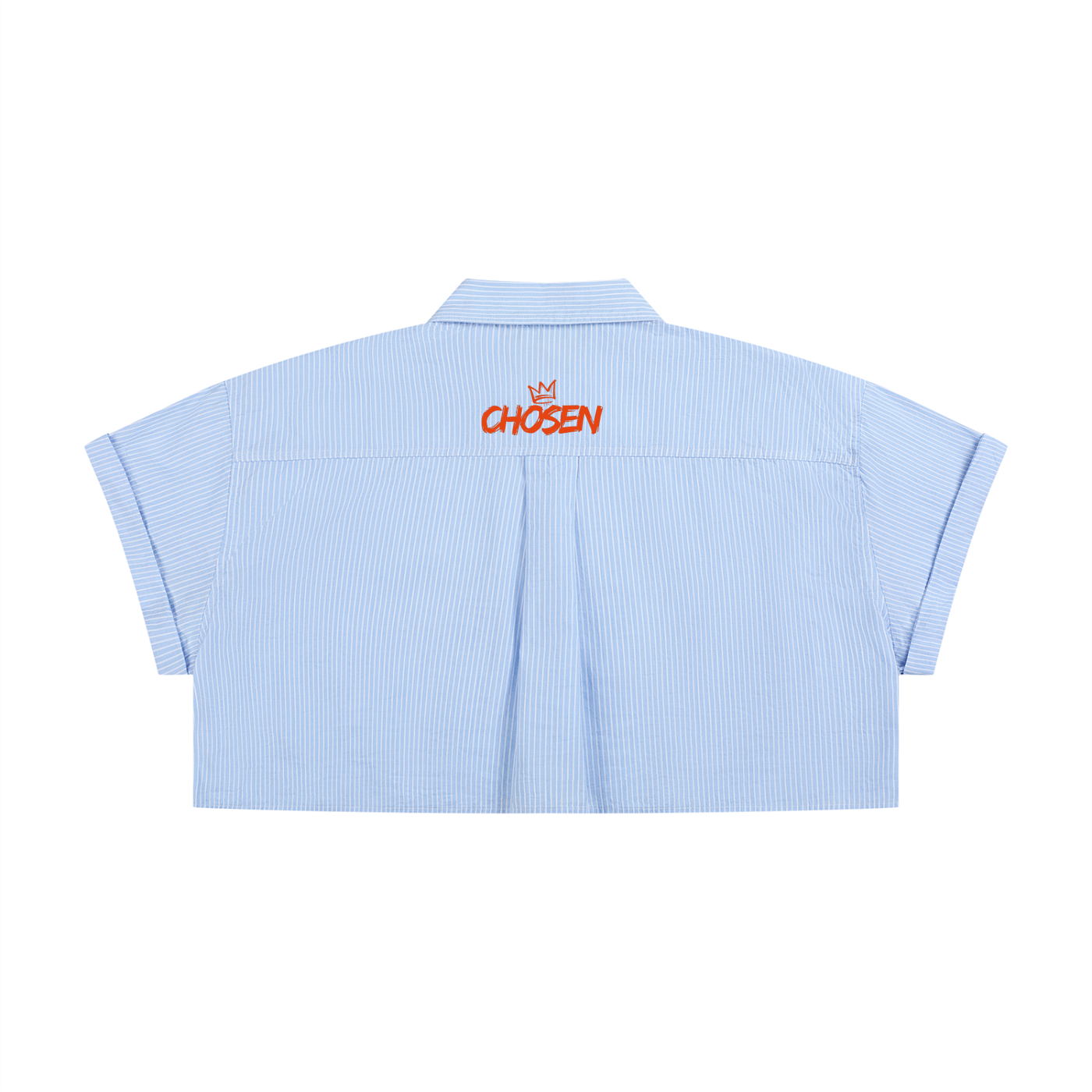 Women’s Striped Boxy Cropped Shirt