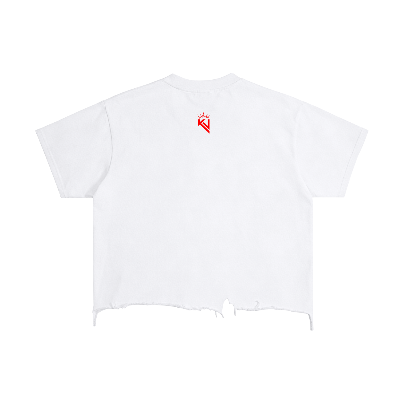 Vintage Wash Boxy Distressed Hem T-Shirt