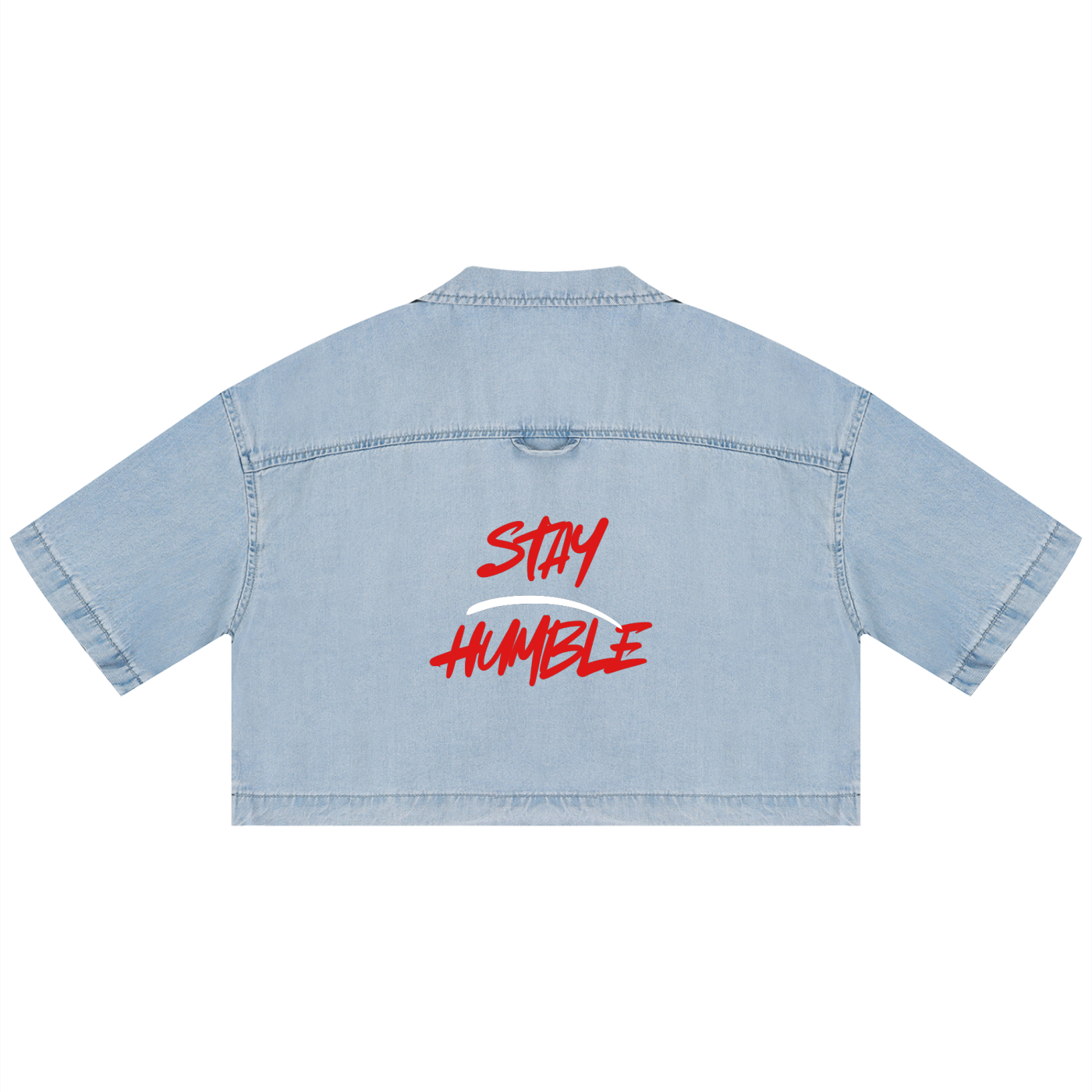 Women's Vintage Wash Boxy Cropped Shirt