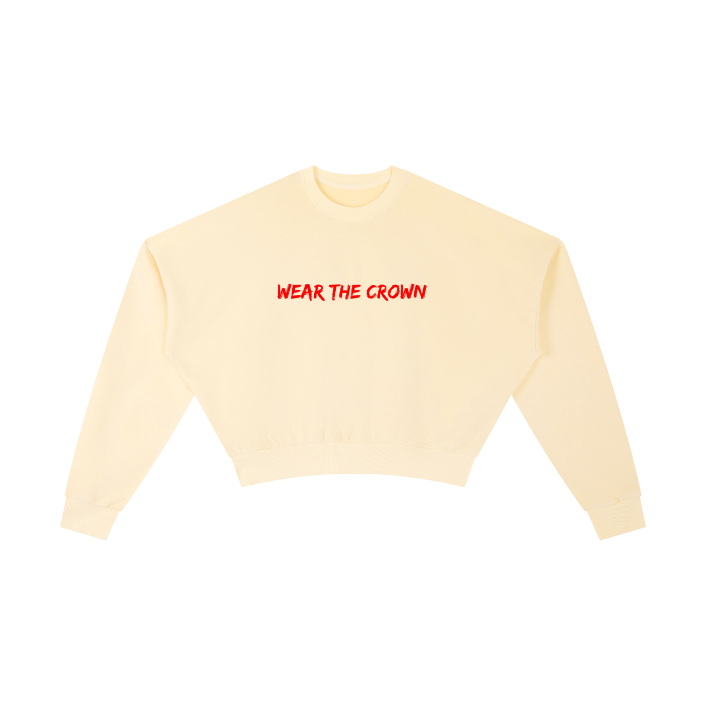 Women Vintage Washed Cropped Sweatshirt