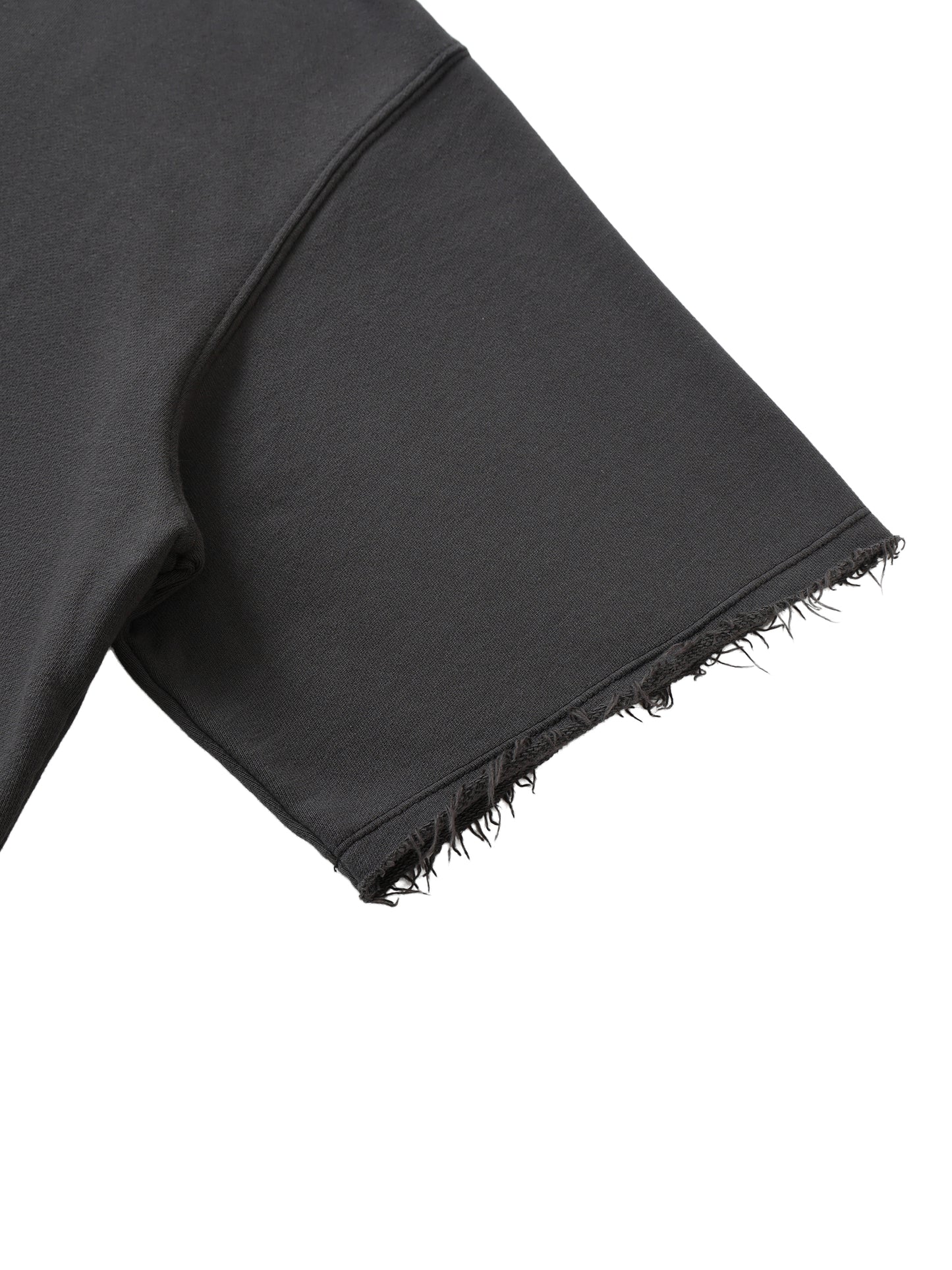 Rolled Hem Half Sleeve T-Shirt